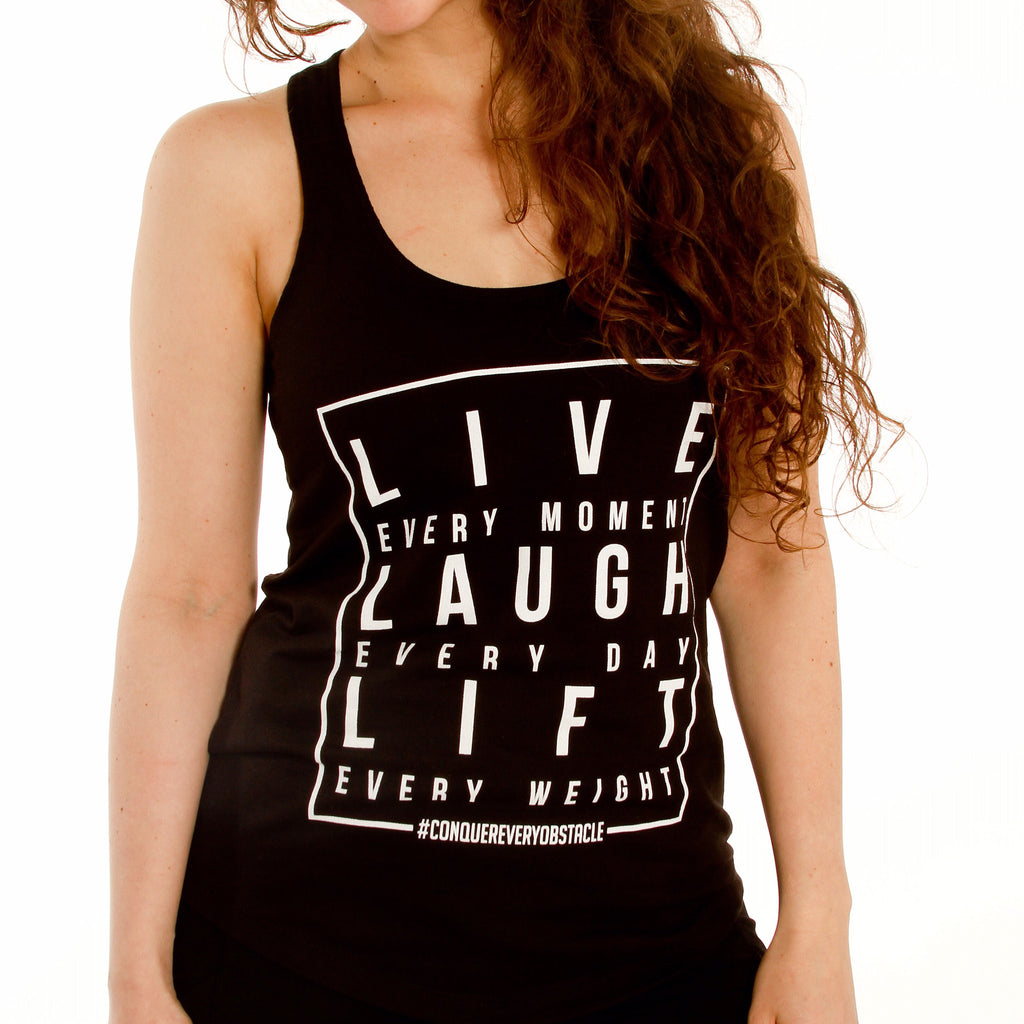 Women's Tank [Live Laugh Lift] - Conquer Every Obstacle